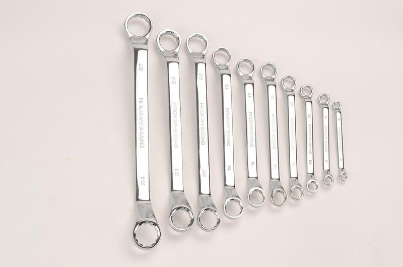 FLZOSPER 20mm x 22mm 12 Point 45-Degree Offset Double Box End Wrench Polished Finish, Cr-V - Image 4